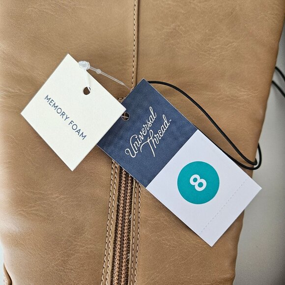 Universal Thread Womens Western Knee High Light Brown Memory Foam Boots Size 8 - Picture 13 of 13